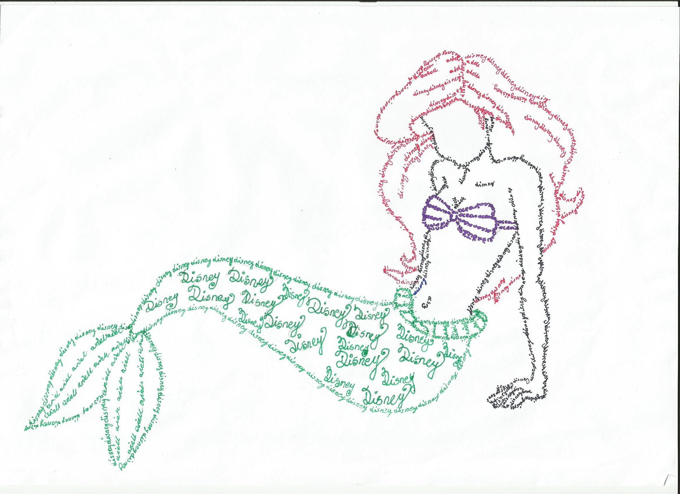 ariel the little mermaid drawing tumblr