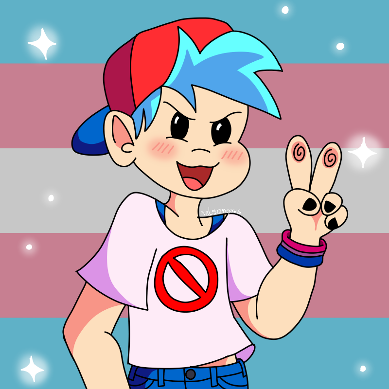 Boyfriend From Fnf Except Trans By Nelsonqavs On Deviantart Boyfriend From Fnf Except Trans By Nelsonqavs On Deviantart