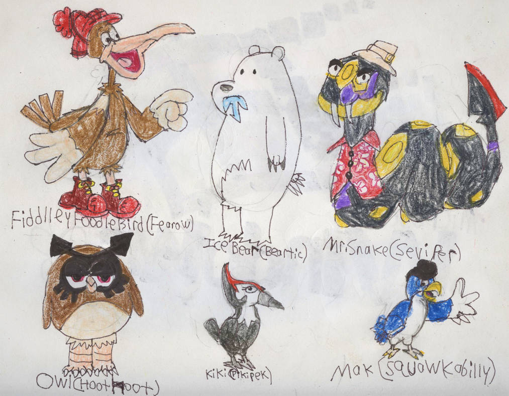 Random Characters as Pokemon by AlextheAnimator on DeviantArt