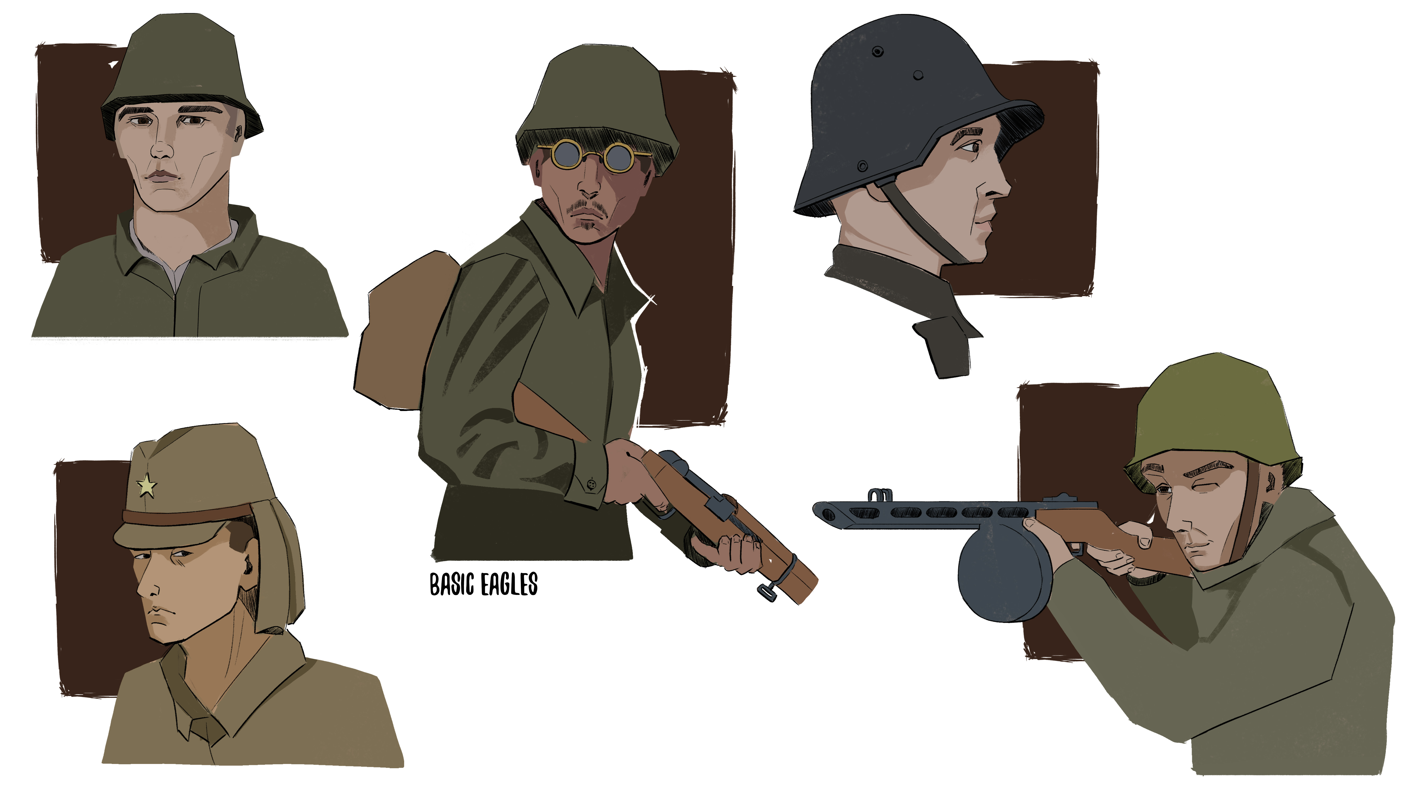 Deviantart Ww2 Signal Random studies: WW2 Soldiers by basiceagles on DeviantArt