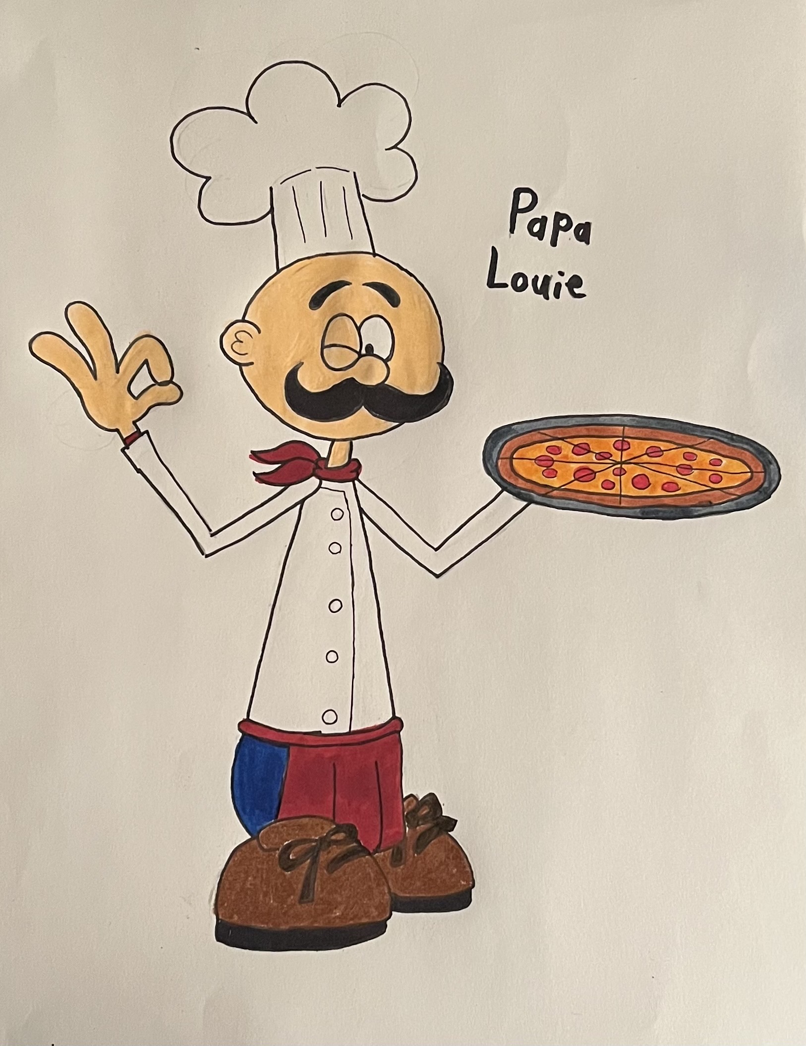 Papa Louie In My Style by TBroussard on DeviantArt