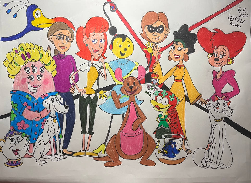 Disney Moms by TBroussard on DeviantArt