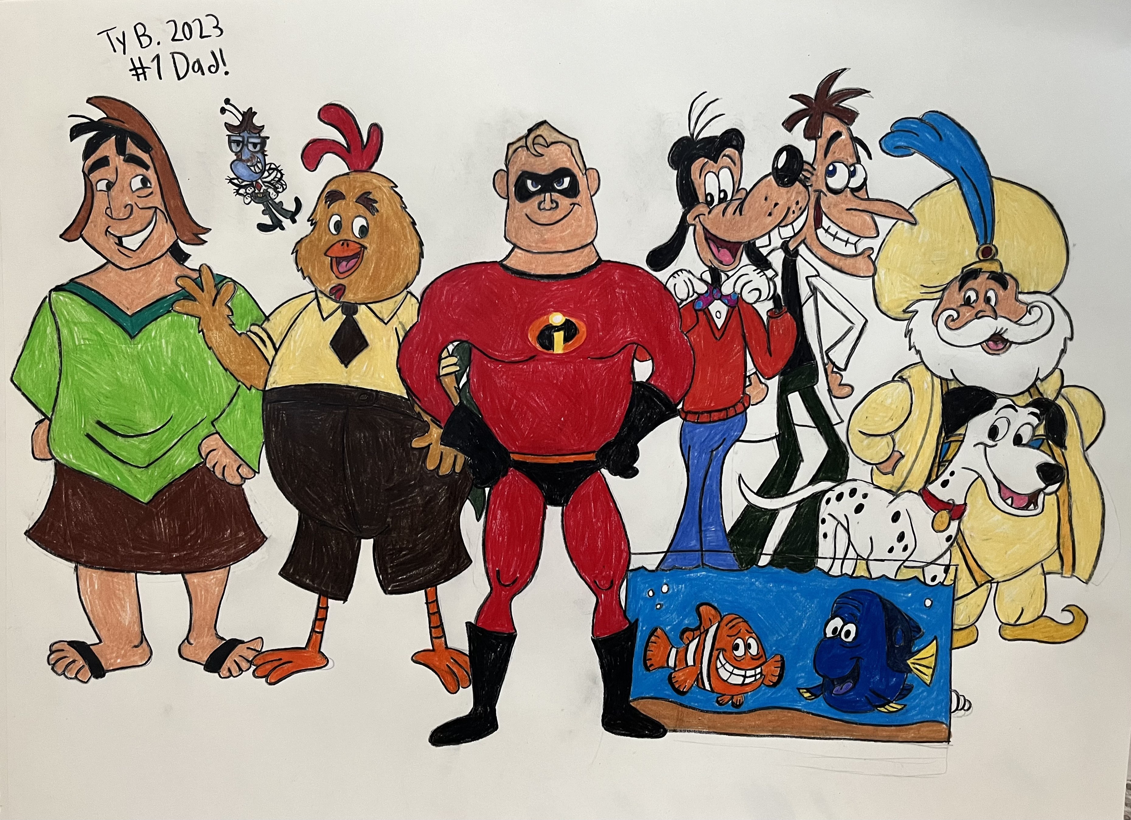 Disney Insects Deviantart Disney Dads by TBroussard on DeviantArt