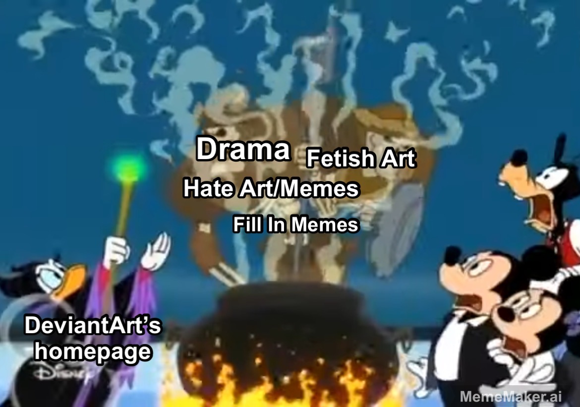 Hates Home Deviantart DeviantArt Homepage Be Like by TBroussard on DeviantArt
