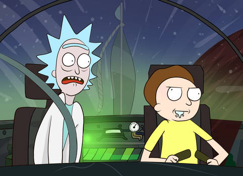 Drunk Morty, Scared Rick, End of worlds.