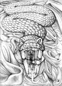 Optical Art: Snake Attack