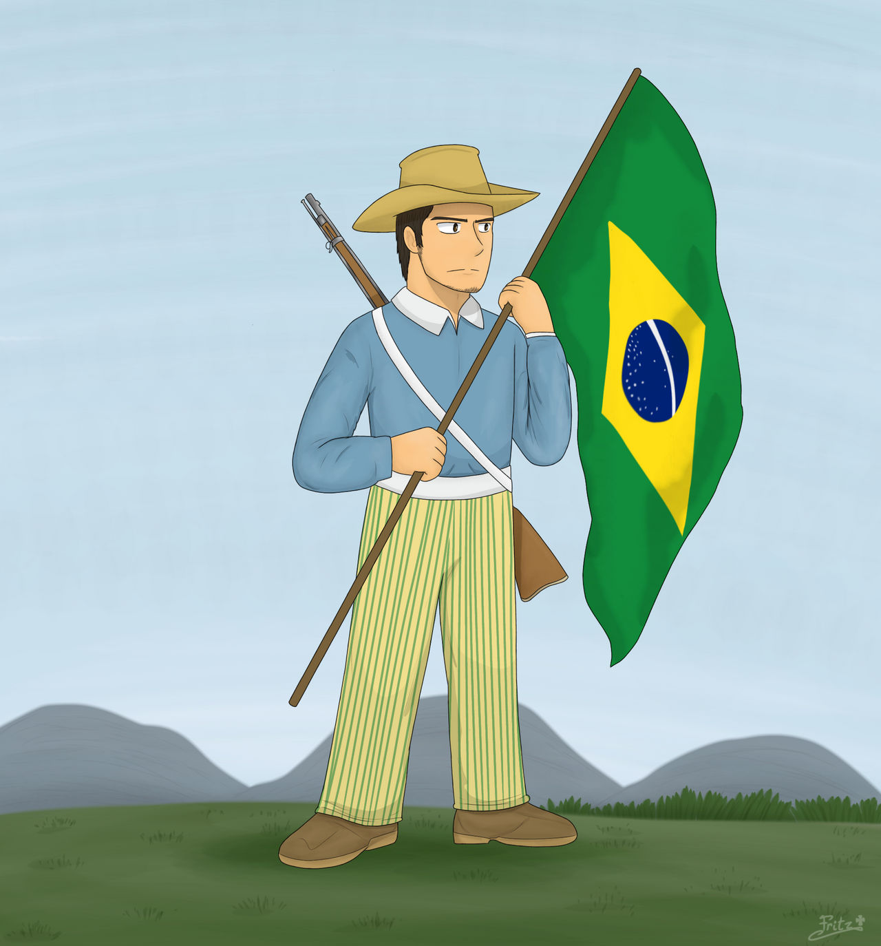 Countryhumans - Brazil NEW by TiagoTheMangaka on DeviantArt