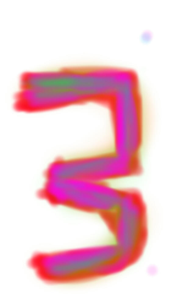 Number 3 Mod the number 3 by deerlover1357 on DeviantArt