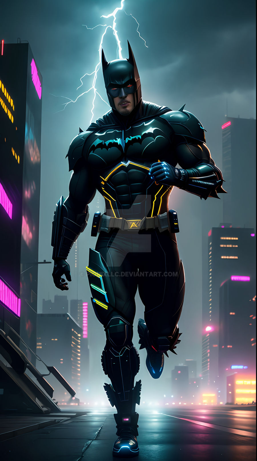 Batman Ritning Batman running by PionixLLC on DeviantArt