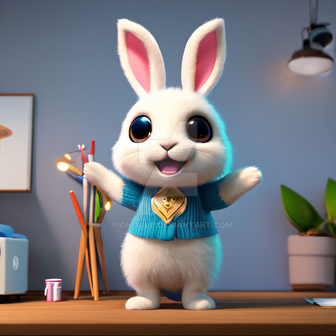 Cute Fluffy Little Rabbit (20) by PionixLLC on DeviantArt