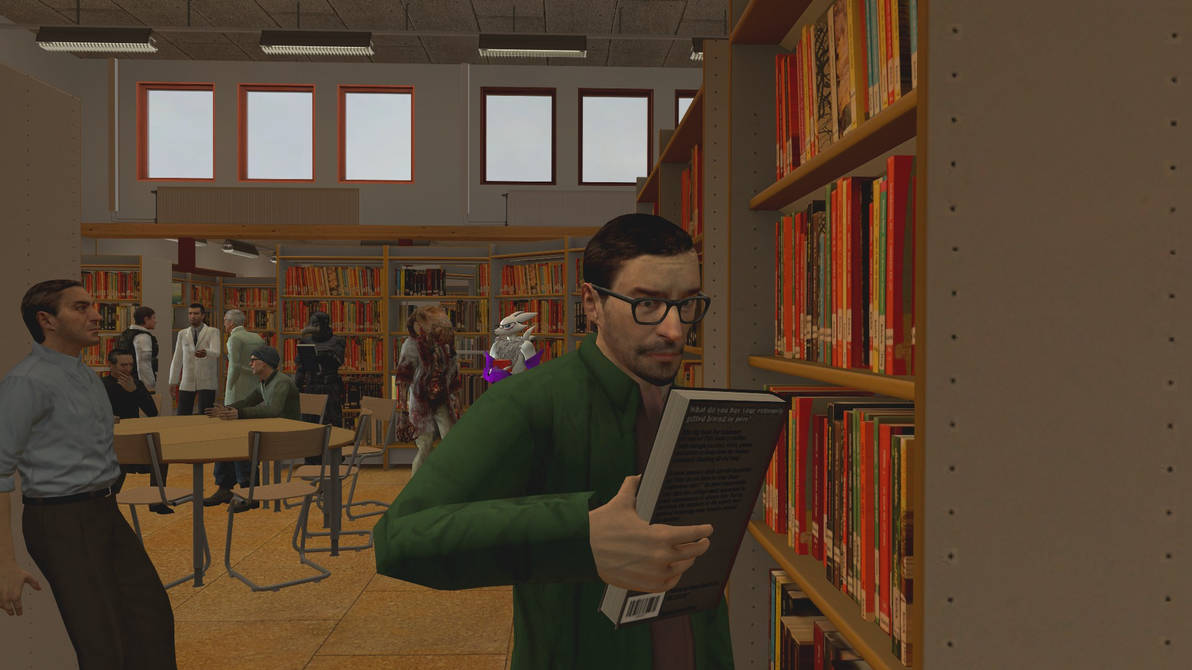 .:the library:. by Niba01 on DeviantArt