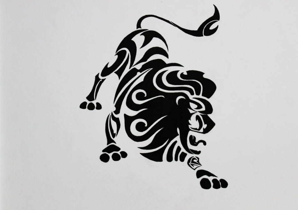 Leo Tribal Tattoo Design by jack12321 on DeviantArt