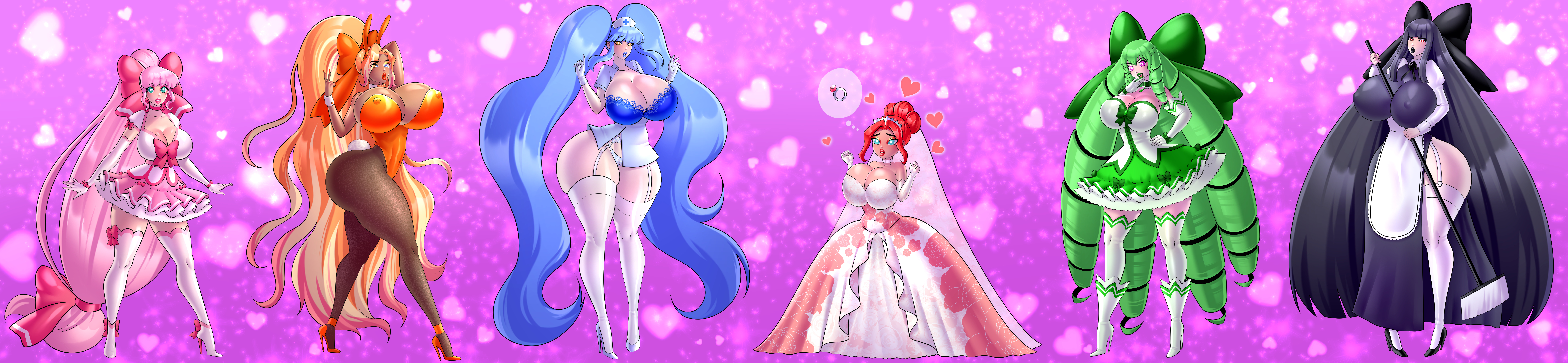 Mahou Shoujo Kaleidoscope Pink - Team Lineup - 2