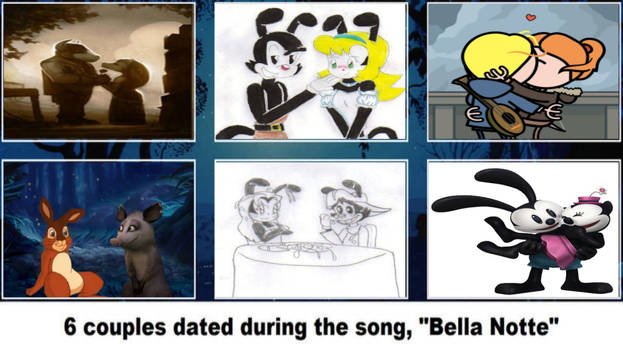 6 Couples dated during the song Bella Notte