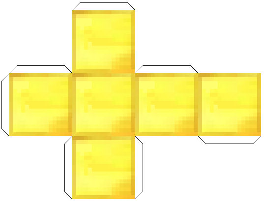 Block of Gold(butter) Papercraft by jessica23809 on DeviantArt