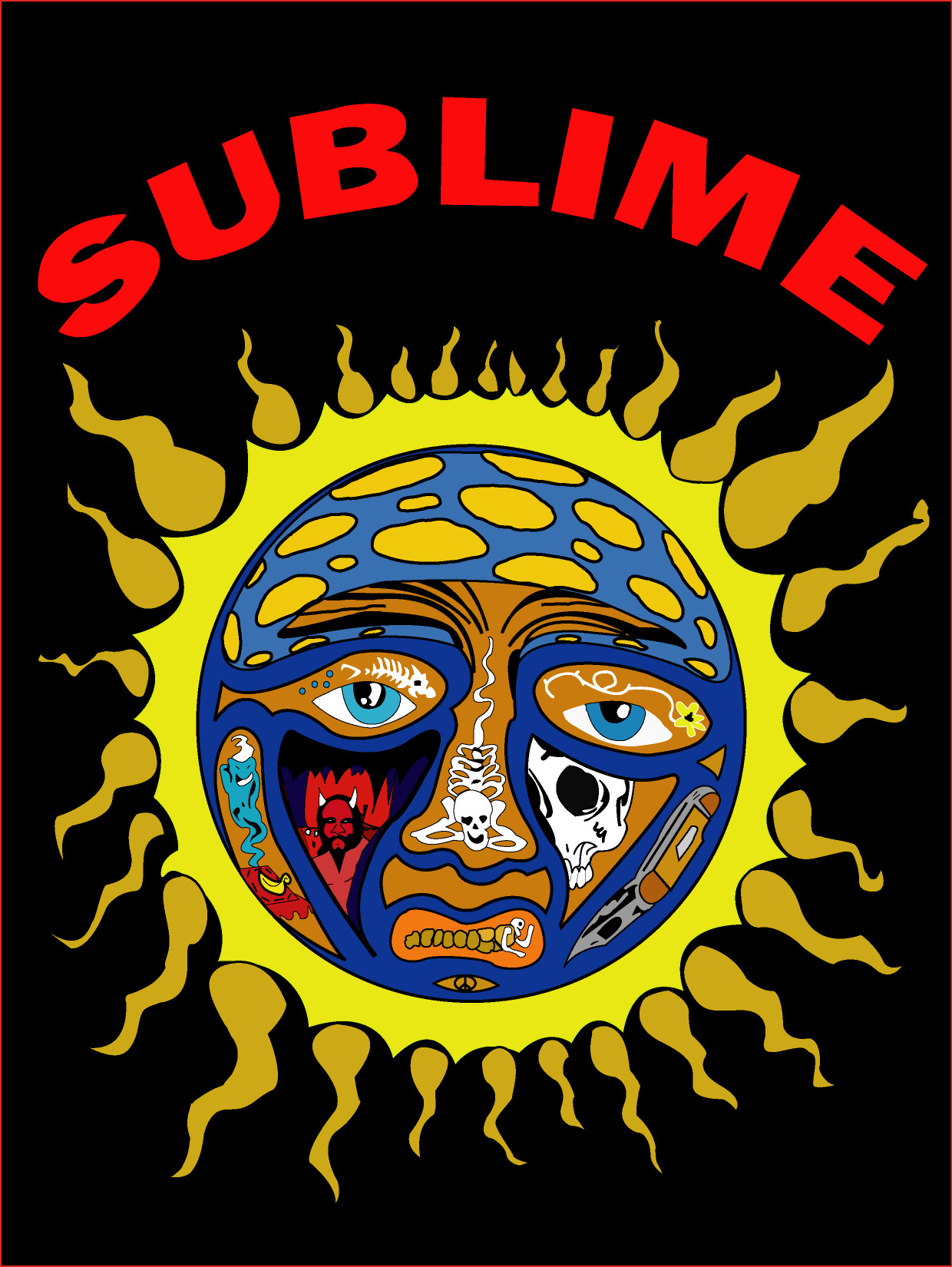 Sublime Sun Traced by Kevob1577 on DeviantArt