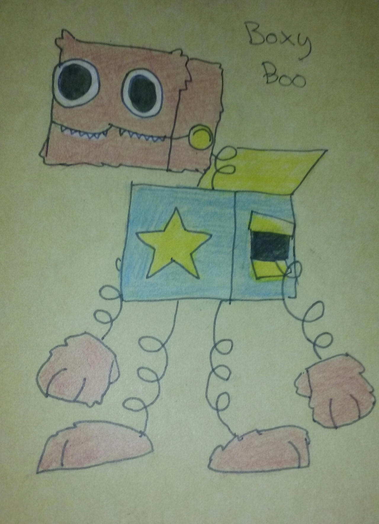 My Drawing of Boxy Boo by Woodlandsplit15 on DeviantArt