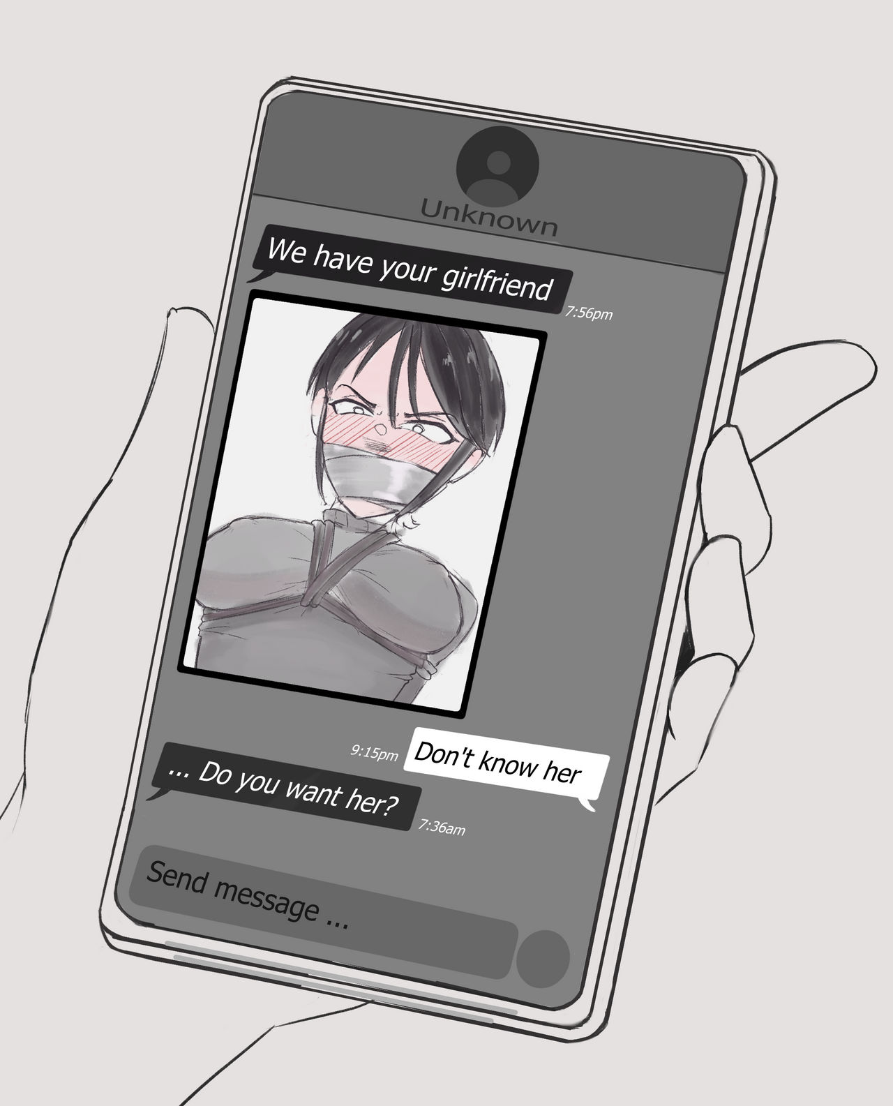 Deviantart Red Texting Scammers texting me! by NilimaClemens on DeviantArt