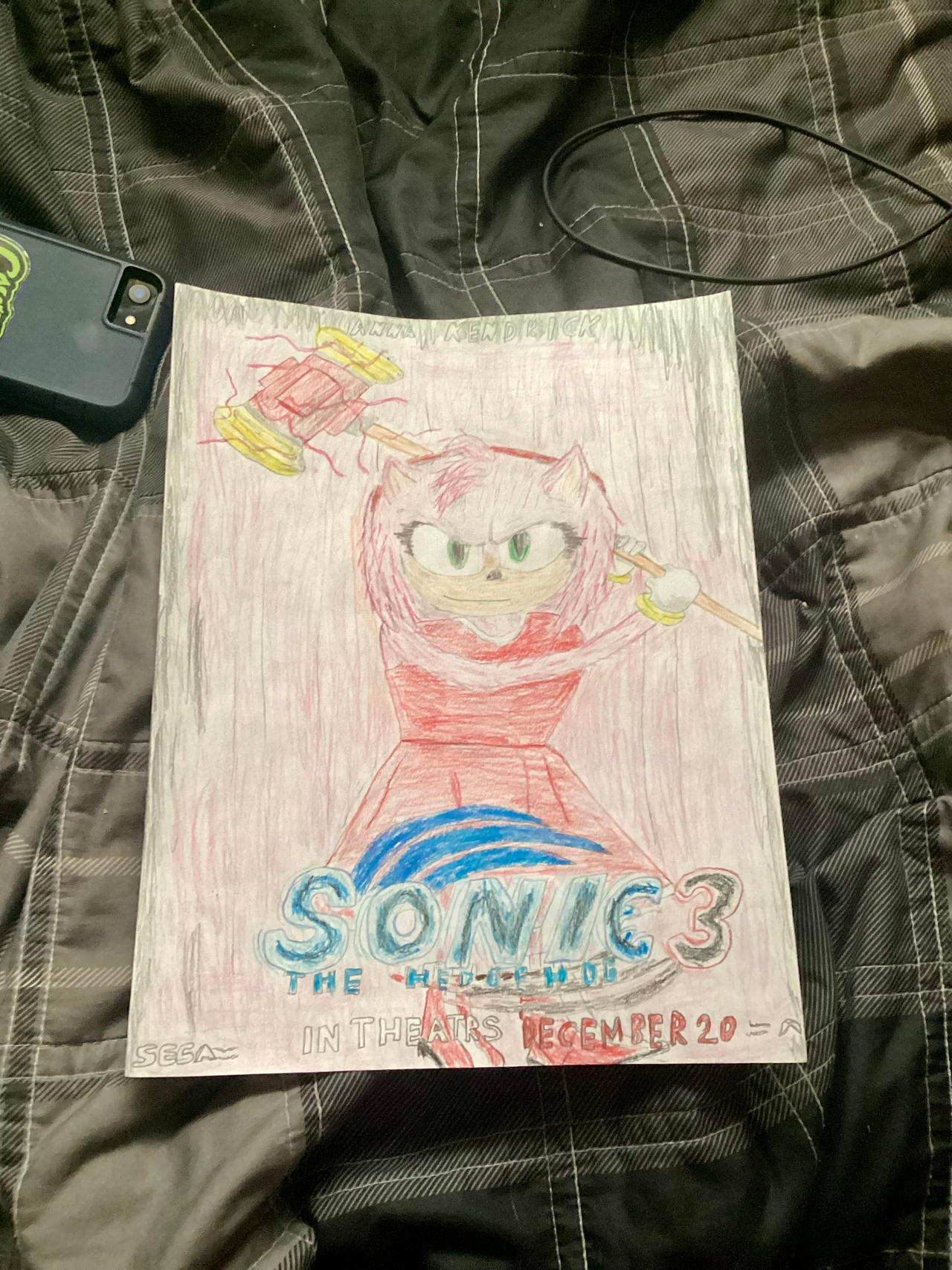 Sonic 3 Amy Rose Character poster (custom made) by BrandonTSW3 on ...