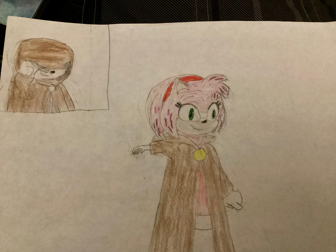 Amy Rose revealing herself by BrandonTSW3 on DeviantArt