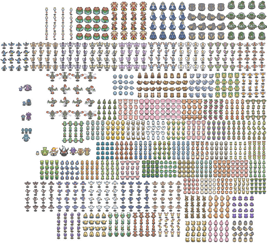 Pokemon Game Sprites How To Work Out The Size Of Sprites & Game World