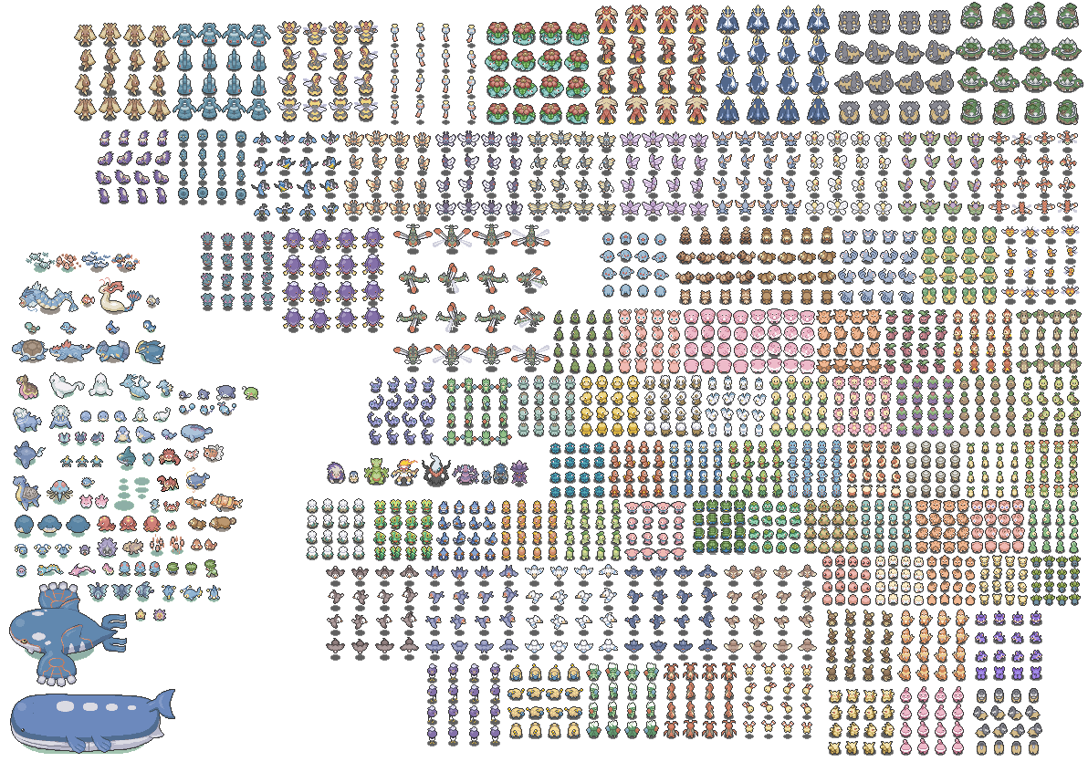 Parasect Sprites Rby Pokemon Trainer Sprites Ruby