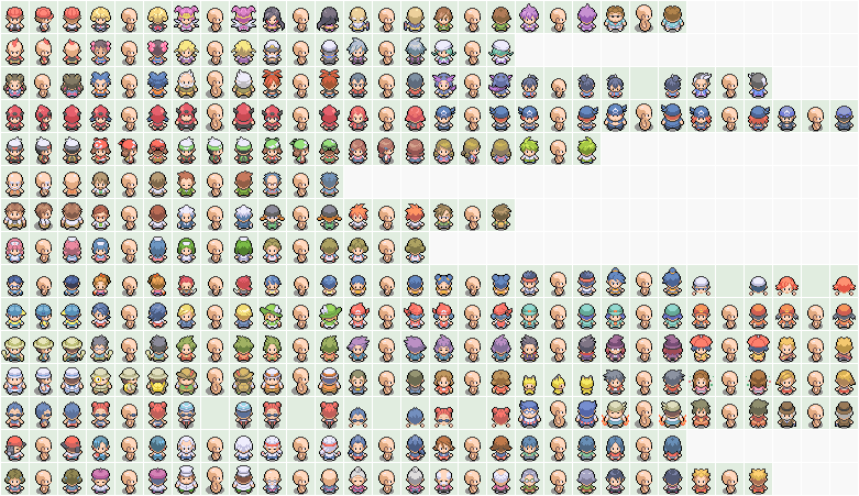 picture Gen 3 Pokemon Trainer Overworld Sprites hoenn people overworlds wip by kyle