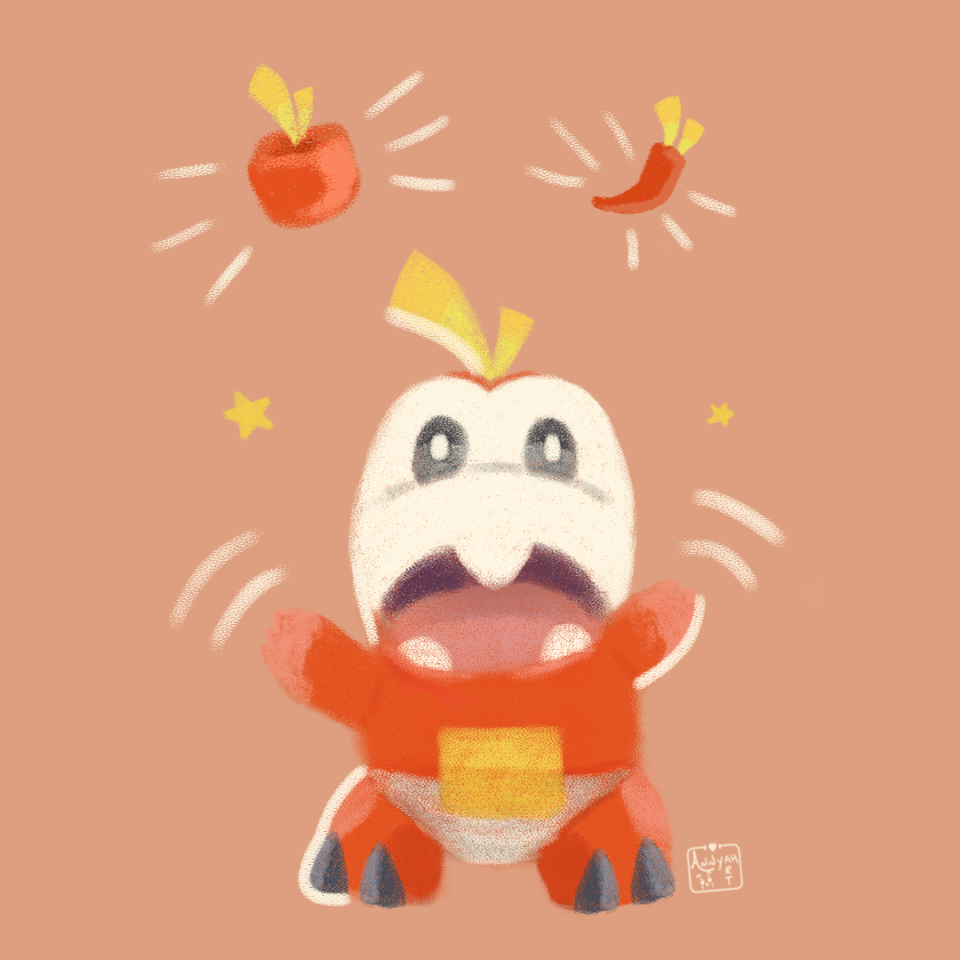 Cute Fuecoco by AnnyahArt on DeviantArt