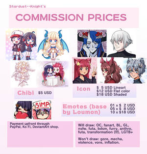 CLOSED Commissions