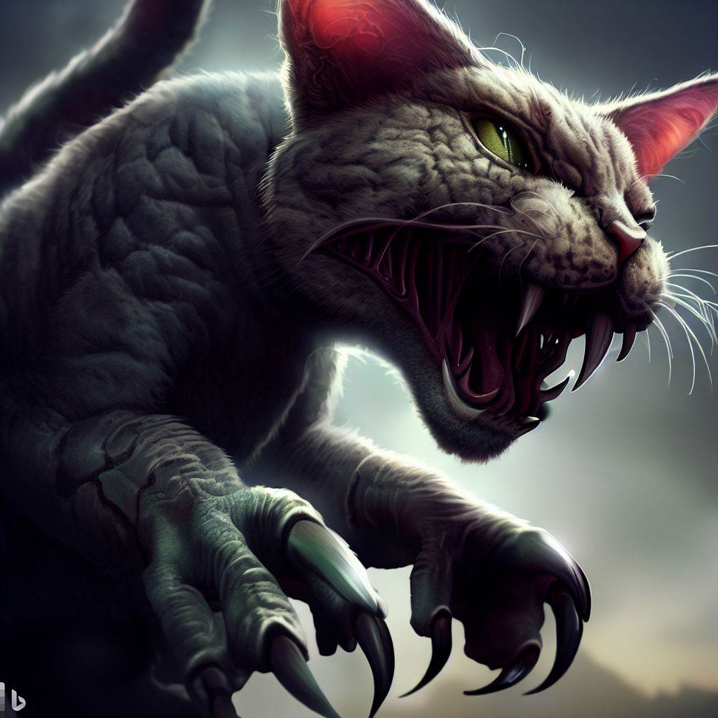 Angry cat! by Tyrannosaur54 on DeviantArt