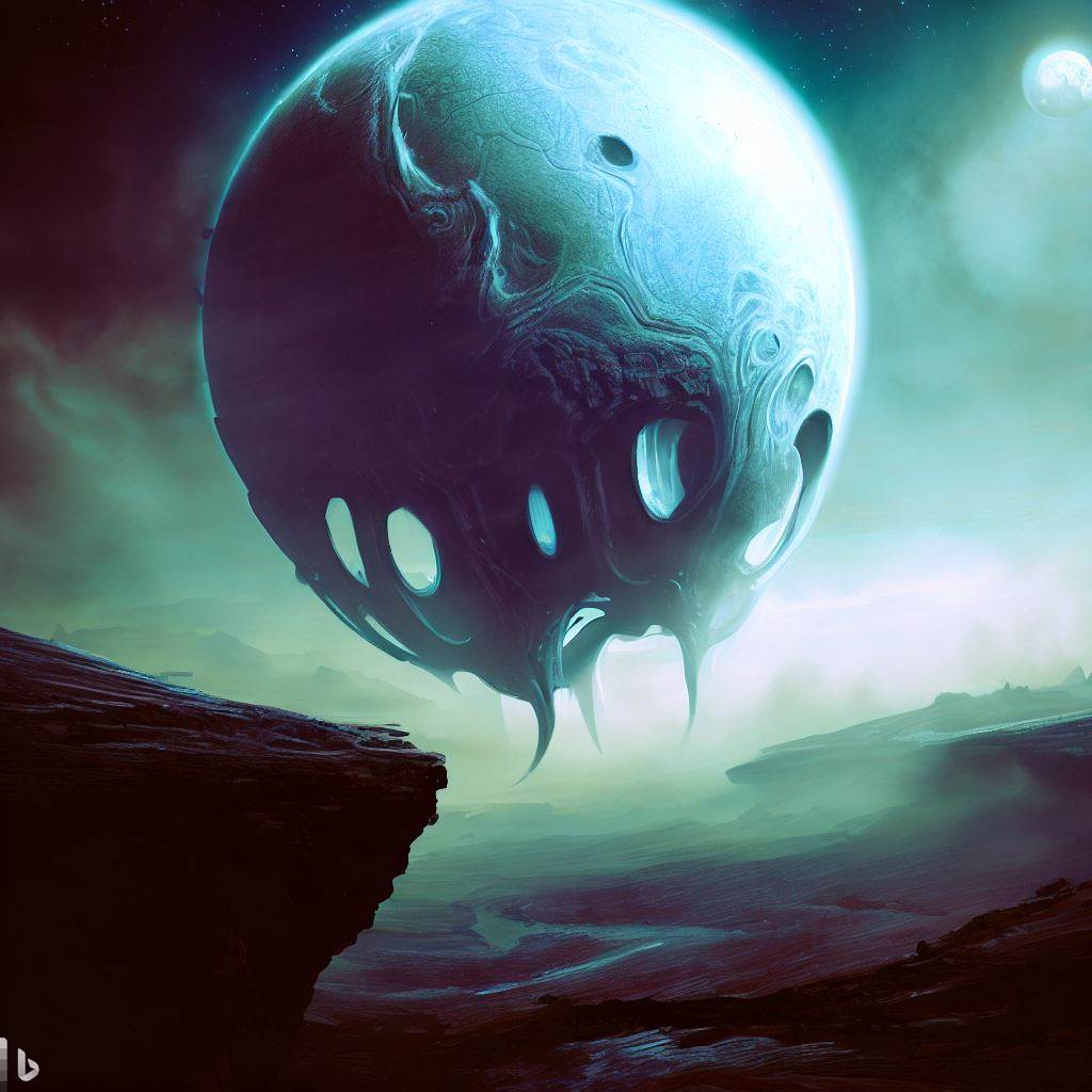Alien Moon by MonNoka on DeviantArt
