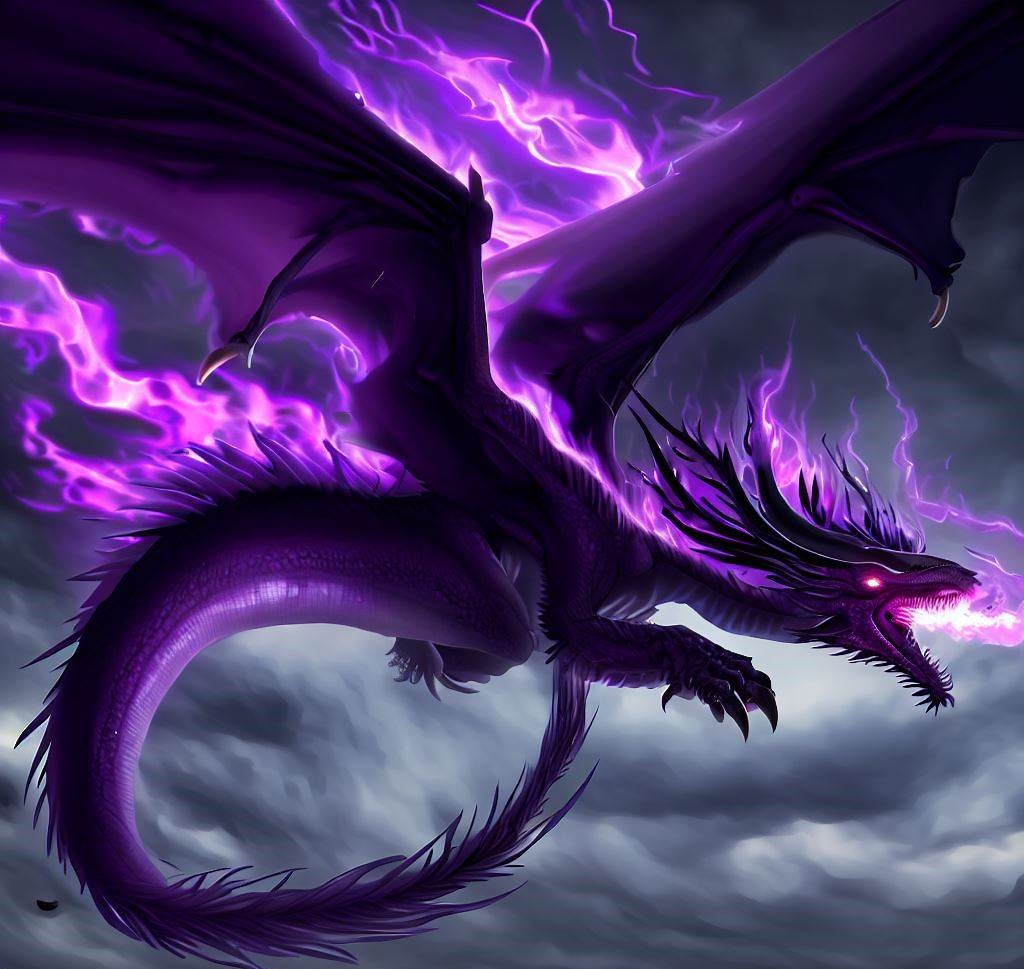 Purple Dragon by MonNoka on DeviantArt