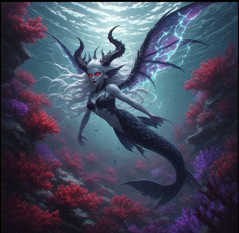 Meribeth Demon Demon Mermaid13 by MonNoka on DeviantArt