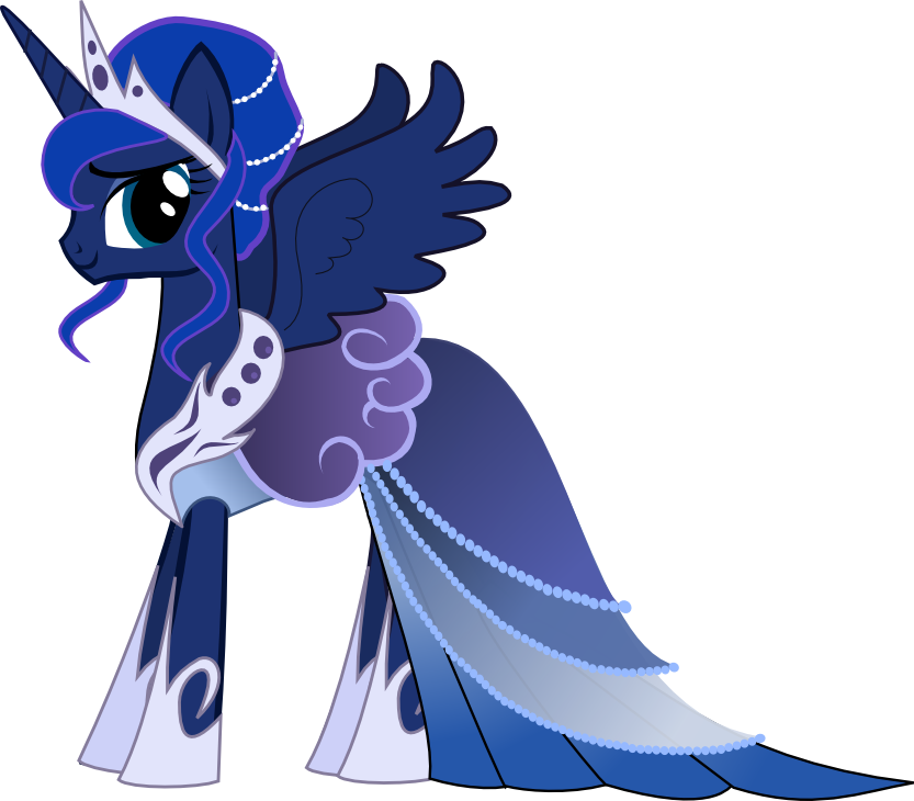 Princess Luna Gala Dress by Senwyn1 on DeviantArt Princess Luna Gala Dress by Senwyn1 on DeviantArt