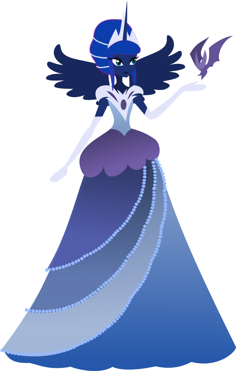 Luna Gala Dress - Humanized by Senwyn1 on DeviantArt Luna Gala Dress - Humanized by Senwyn1 on DeviantArt