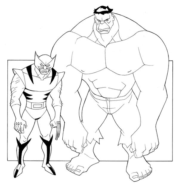 Hulk and Wolverine