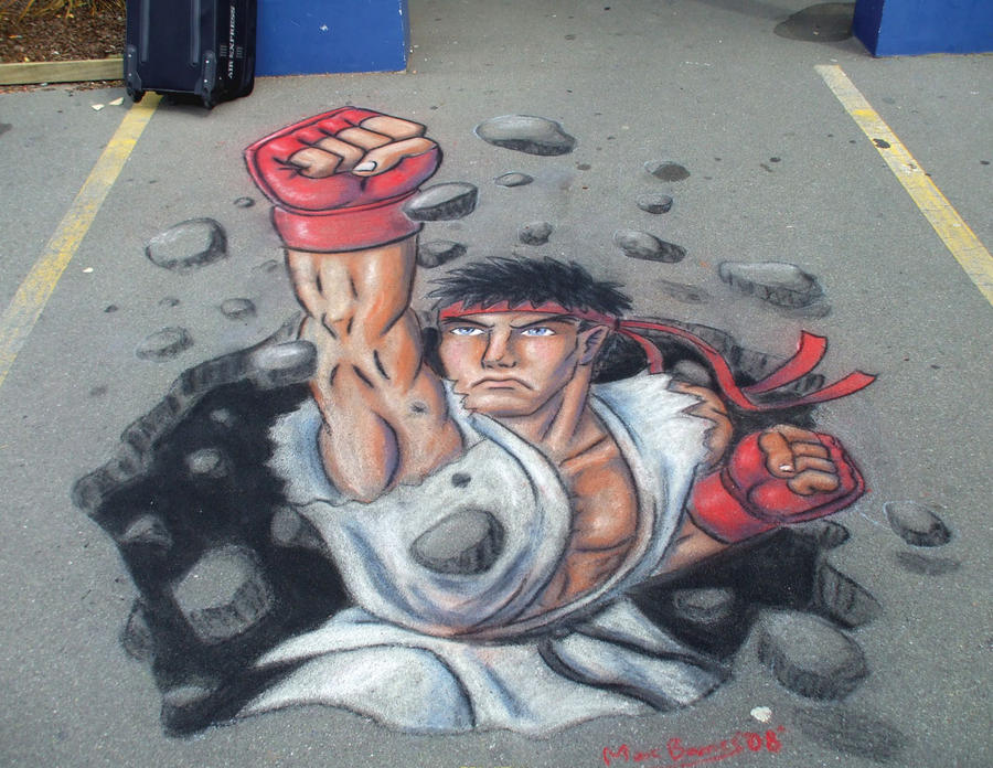 Ryu 3D Pavement Art