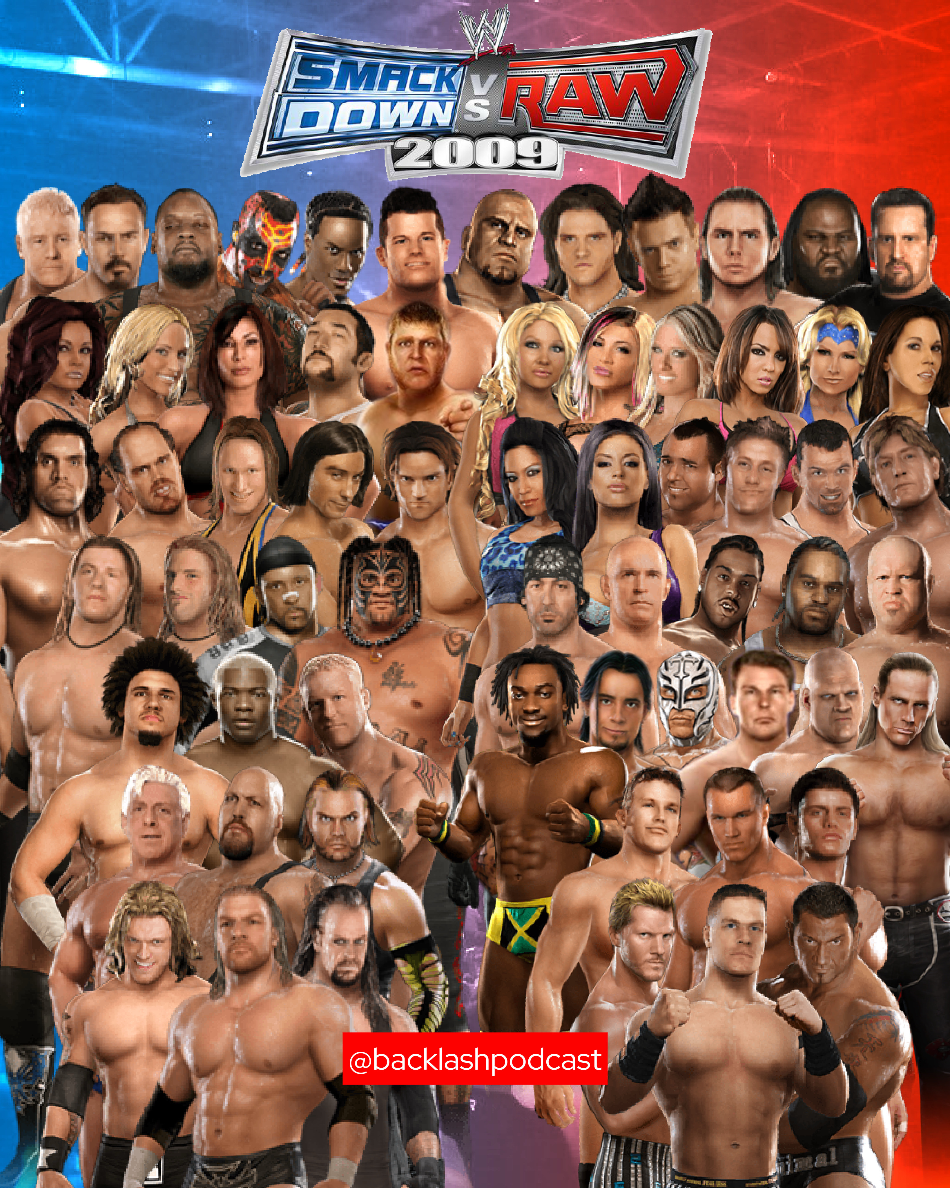 2009 Stars Roster SVR 2009 full roster by theroyal1ne on DeviantArt