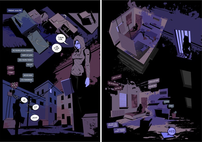 Color Blind - Comic Book Pages