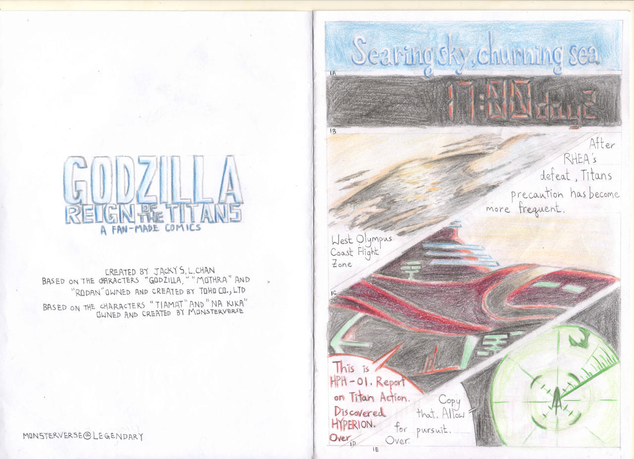 Godzilla Reign of the Titans Chapter 2C Page1 by Maskottitanium on ...