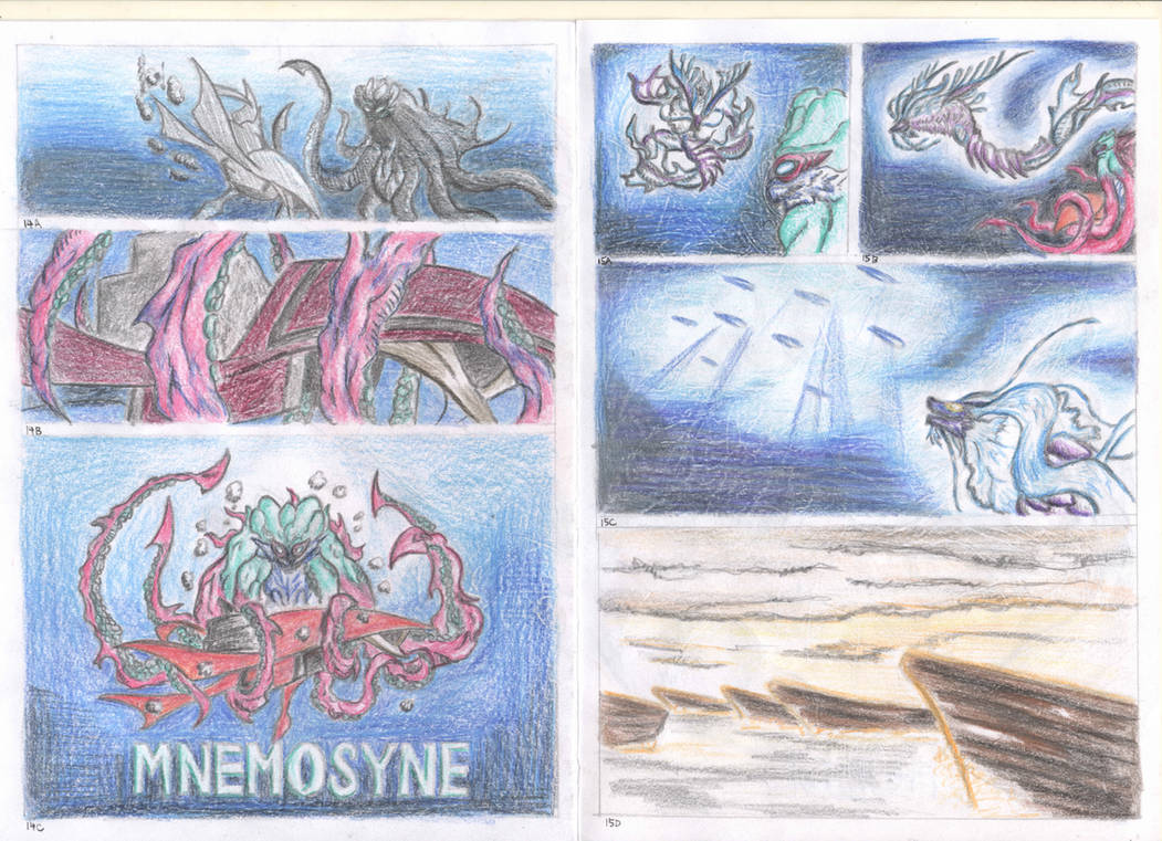 Godzilla Reign of the Titans Chapter 2C Page14-15 by Maskottitanium on ...