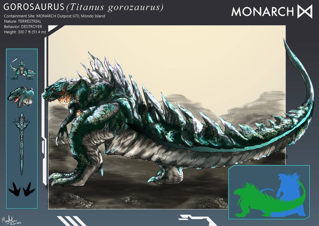 Gorosaurus Design Gorosaurus (ver.Monsterverse) by Maskottitanium on DeviantArt