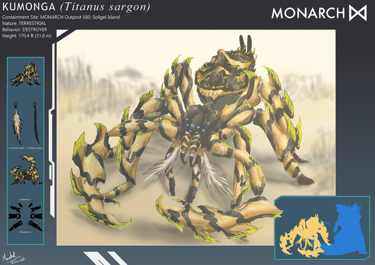 Komunga Kumonga (ver.Monsterverse) by Maskottitanium on DeviantArt