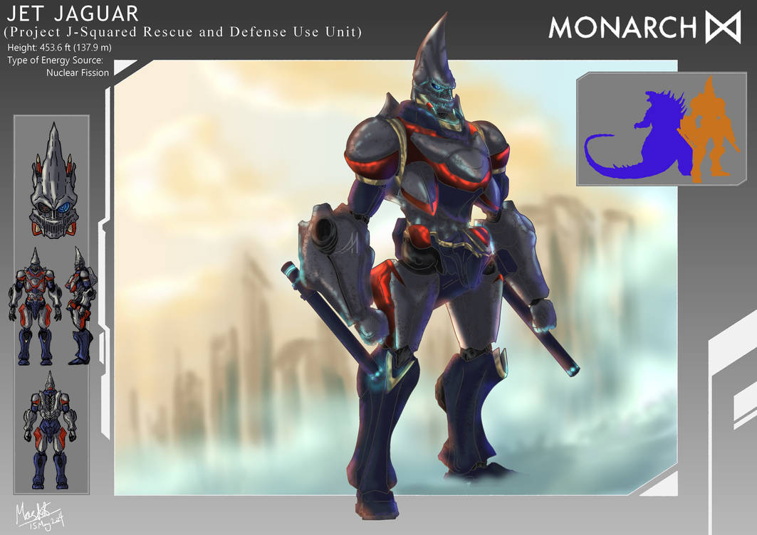 Monster Jet Rider Jet Jaguar (ver.Monsterverse) by Maskottitanium on DeviantArt