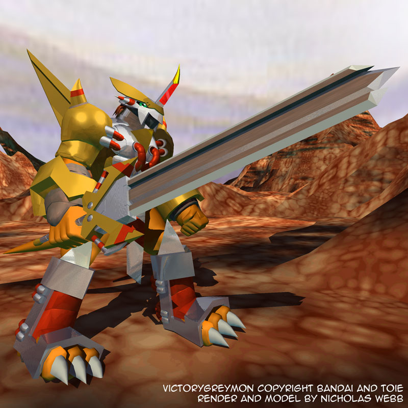 Victorygreymon Render 2