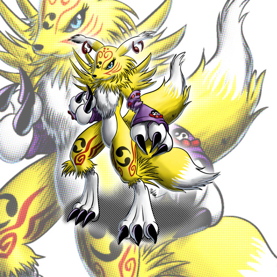 Thomson Rennymon Renamon X art I did | With the Will // Digimon Forums