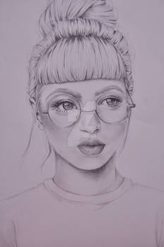 Girl with glasses