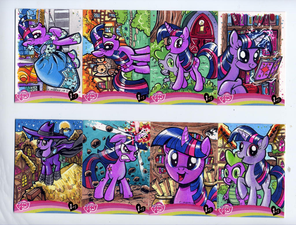 My Little Pony Twilight Sparkle sketch cards