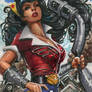 DC Bombshells Wonder Woman sketch card