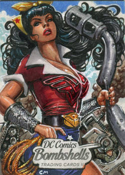 DC Bombshells Wonder Woman sketch card